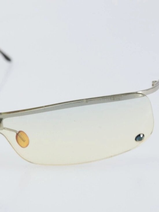 CHANEL Sunglasses metal Silver CC Auth BA10543 main image 3